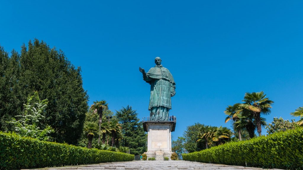 THE STATUE OF SAINT CHARLES IN ARONA REOPENS