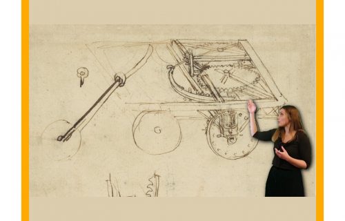 IL CODICE ATLANTICO<BR>Foglio 812 r: la “macchina” di Leonardo