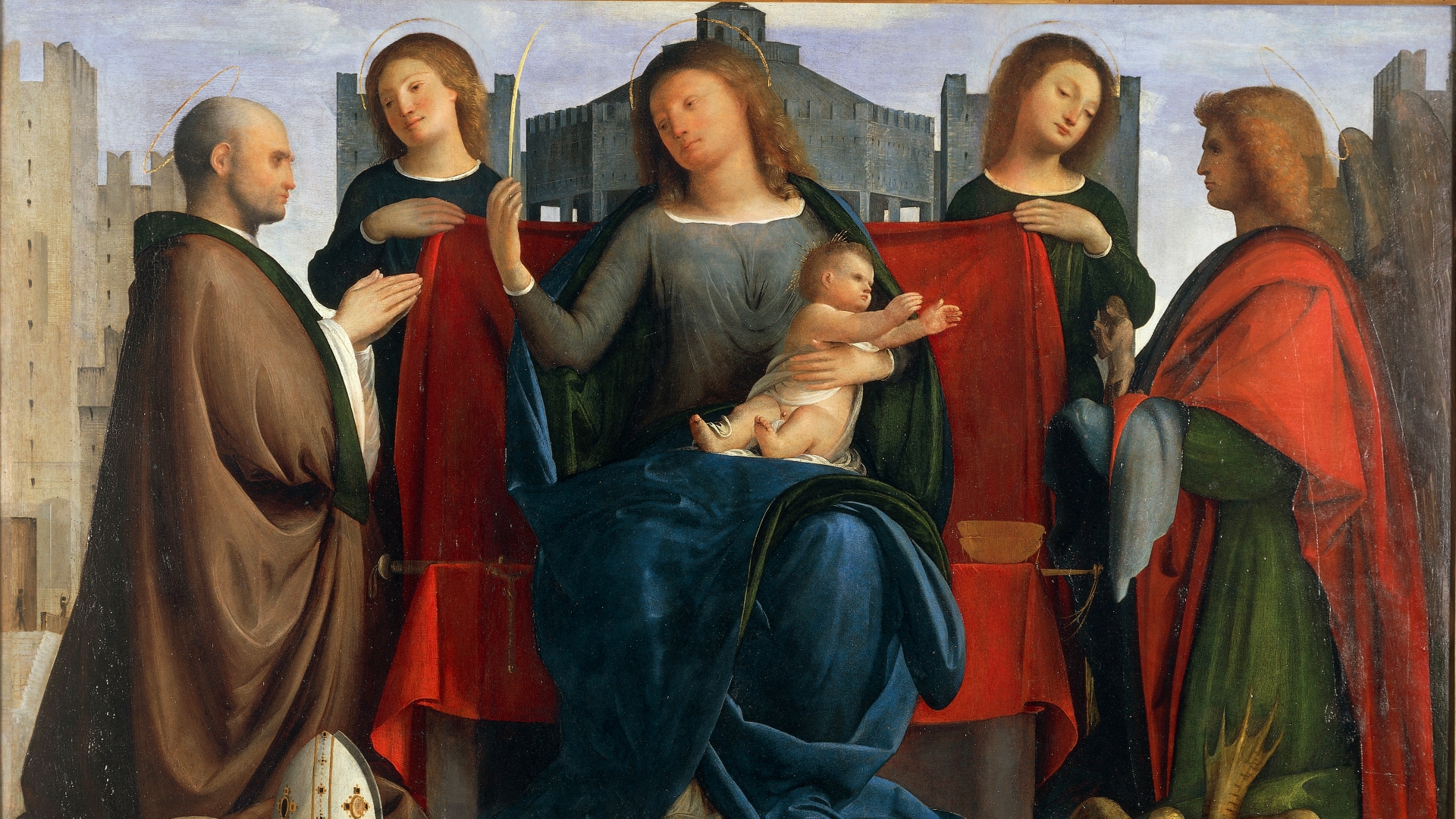 <p>Bramantino<br />
<em>Madonna delle Torri, dettaglio</em><br />
Olio su tavola</p>
